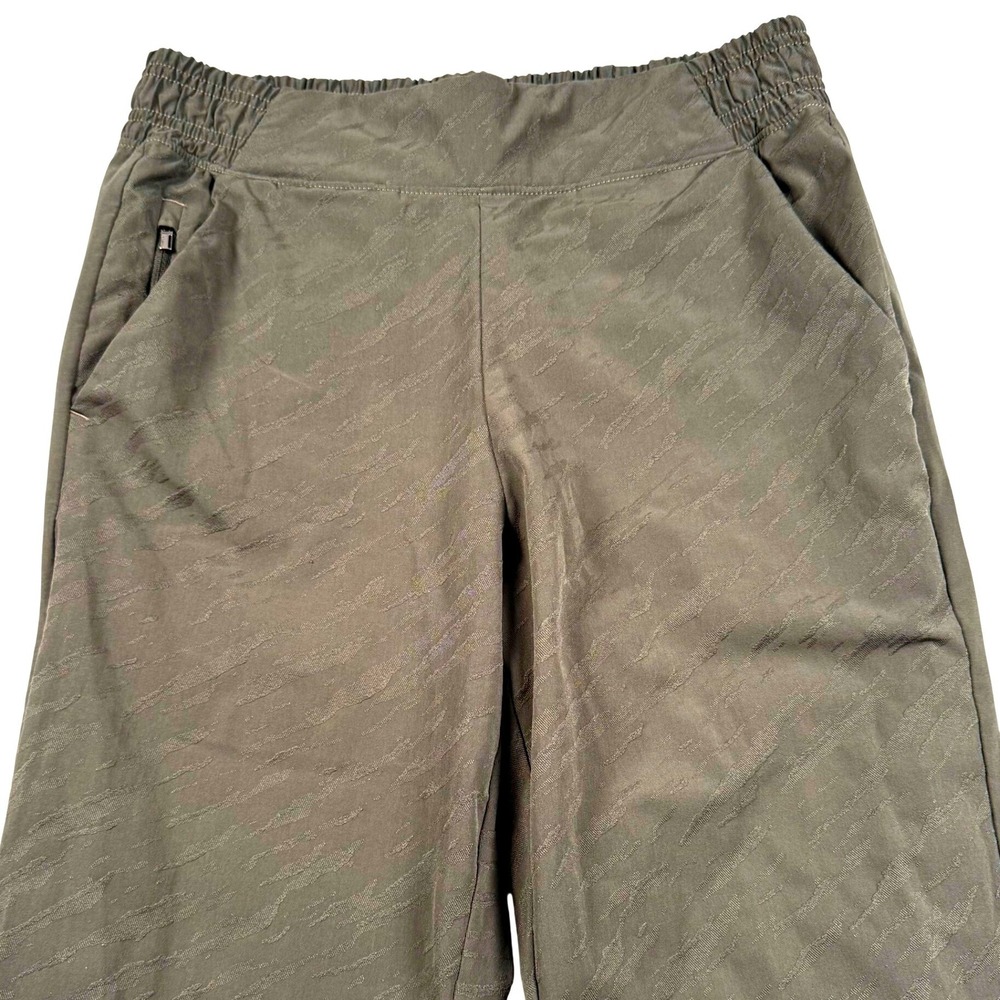 Athleta Brooklyn Textured Jogger Womens 4 Green Stretch Lightweight Active Pants